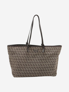 Fendi Brown Zucca canvas tote bag