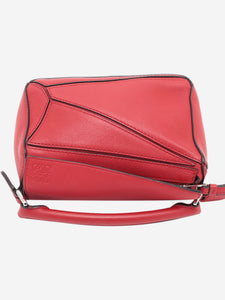 Loewe Red mini Puzzle bag