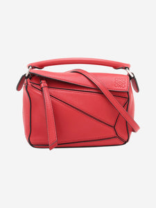 Loewe Red mini Puzzle bag