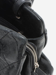 Chanel Black 2010 Matelasse leather shoulder bag