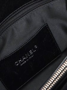 Chanel Black 2010 Matelasse leather shoulder bag