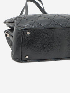 Chanel Black 2010 Matelasse leather shoulder bag