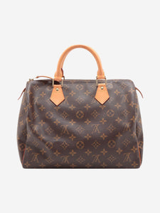 Louis Vuitton Brown vintage 1997 Monogram Speedy 30 bag