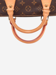 Louis Vuitton Brown vintage 1997 Monogram Speedy 30 bag