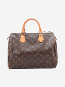 Louis Vuitton Brown vintage 1997 Monogram Speedy 30 bag