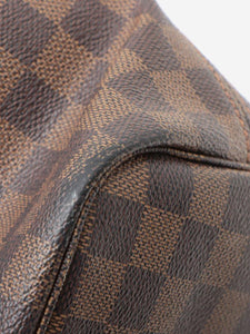 Louis Vuitton Brown 2008 Damier Ebene Neverfull MM bag