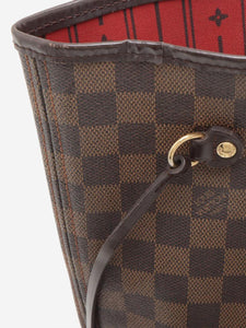 Louis Vuitton Brown 2008 Damier Ebene Neverfull MM bag