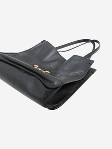 Gucci Black Horsebit 1955 leather tote bag