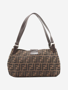 Fendi Brown Zucca shoulder bag