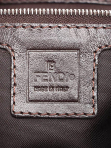 Fendi Brown Zucca shoulder bag