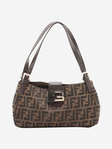 Fendi Brown Zucca shoulder bag