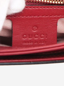 Gucci Red Arli leather shoulder bag