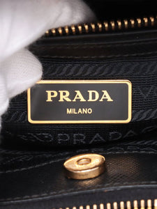 Prada Black Galleria Saffiano leather 2way bag