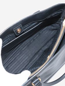 Prada Black Galleria Saffiano leather 2way bag