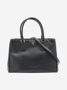 Prada Black Galleria Saffiano leather 2way bag