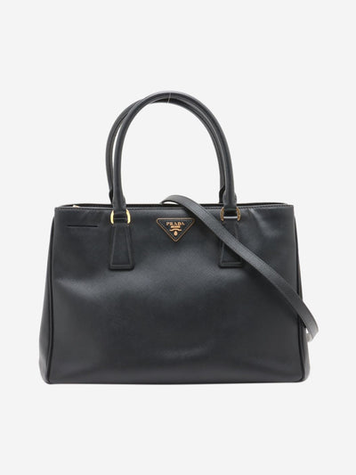 Black Galleria Saffiano leather 2way bag Shoulder bags Prada 