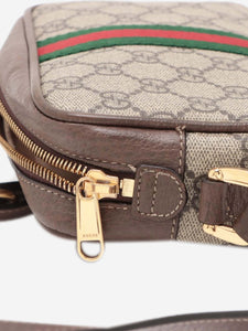 Gucci Brown GG Supreme Ophidia shoulder bag