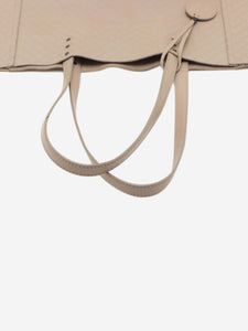 Bottega Veneta Neutral Intreccio Mirage leather tote bag