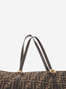 Fendi Brown Zucca canvas tote bag