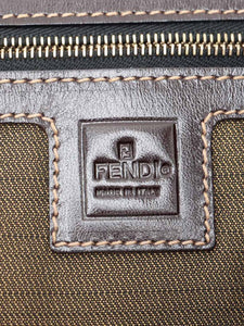 Fendi Brown Zucca canvas tote bag