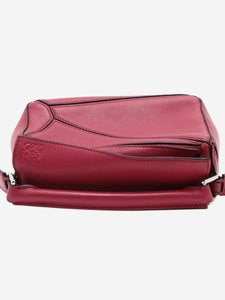 Loewe Dark fuchsia mini Puzzle bag