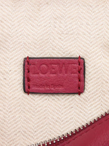 Loewe Dark fuchsia mini Puzzle bag