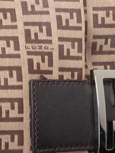 Fendi Brown Zucchino Mamma Baguette bag