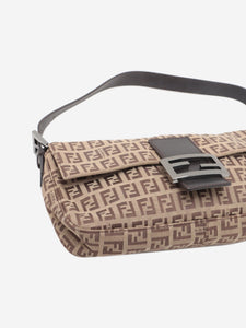 Fendi Brown Zucchino Mamma Baguette bag