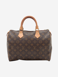 Louis Vuitton Brown vintage 2000 Monogram Speedy 30 bag