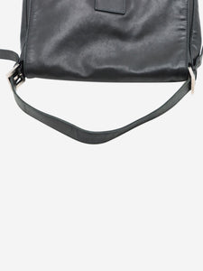 Fendi Black leather Mamma Baguette bag