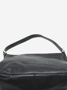 Fendi Black leather Mamma Baguette bag