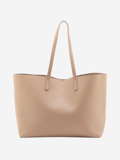 Neutral Paris Sac Shopping leather tote bag Tote Bags Saint Laurent 