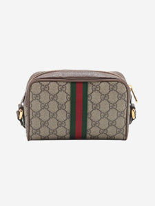 Gucci Brown GG Supreme shoulder bag