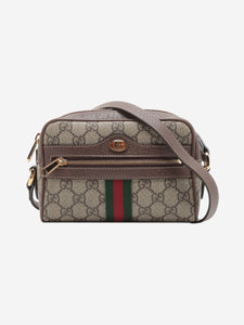 Gucci Brown GG Supreme shoulder bag