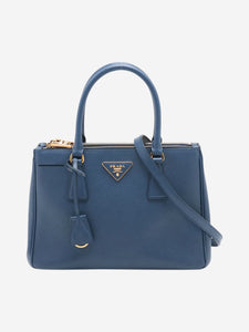 Prada Blue Saffiano Galleria 2way bag