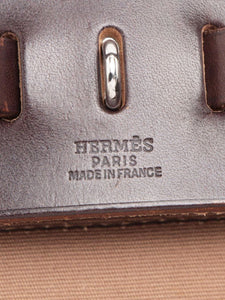 Hermes Brown 2005 Herbag PM Toile Officier bag