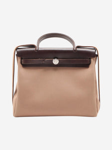 Hermes Brown 2005 Herbag PM Toile Officier bag