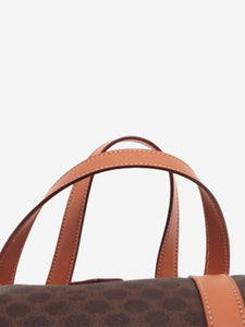 Celine Brown Macadam PVC and leather bag