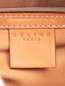 Celine Brown Macadam PVC and leather bag