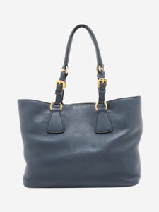 Prada Dark blue Vitello Daino leather bag