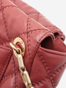 Chanel Burgundy 2011 Wild Stitch leather shoulder bag