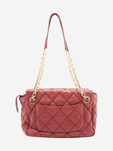 Chanel Burgundy 2011 Wild Stitch leather shoulder bag