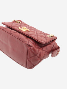 Chanel Burgundy 2011 Wild Stitch leather shoulder bag