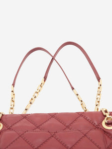 Chanel Burgundy 2011 Wild Stitch leather shoulder bag