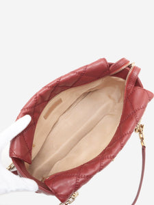 Chanel Burgundy 2011 Wild Stitch leather shoulder bag