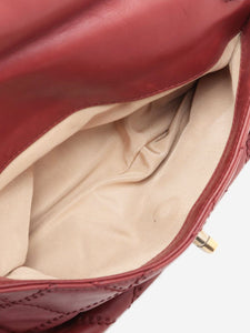 Chanel Burgundy 2011 Wild Stitch leather shoulder bag