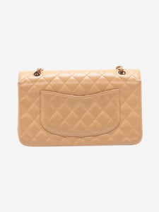 Chanel Beige vintage 2003 medium caviar Classic Double Flap bag