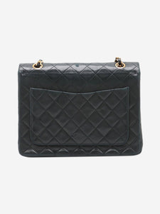 Chanel Black vintage 1986 lambskin Classic Double Flap bag