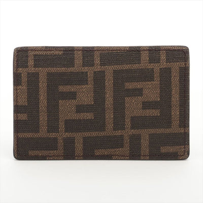 Brown FF Zucca card case Wallets, Purses & Small Leather Goods Fendi 