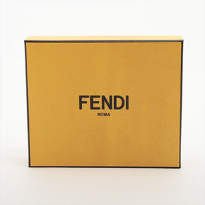 Fendi Brown FF Zucca card case